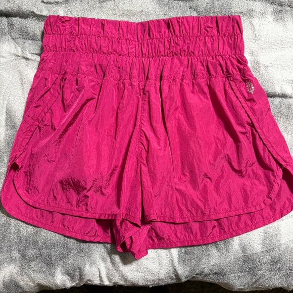 Free People Movement High Waisted Boxer Style Shorts | Size L | worn once - Picture 1 of 2